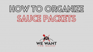 How To Organize Sauce Packets