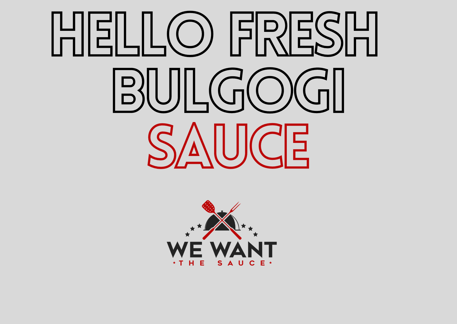 Hello Fresh Bulgogi Sauce Recipe ⋆ We Want The Sauce