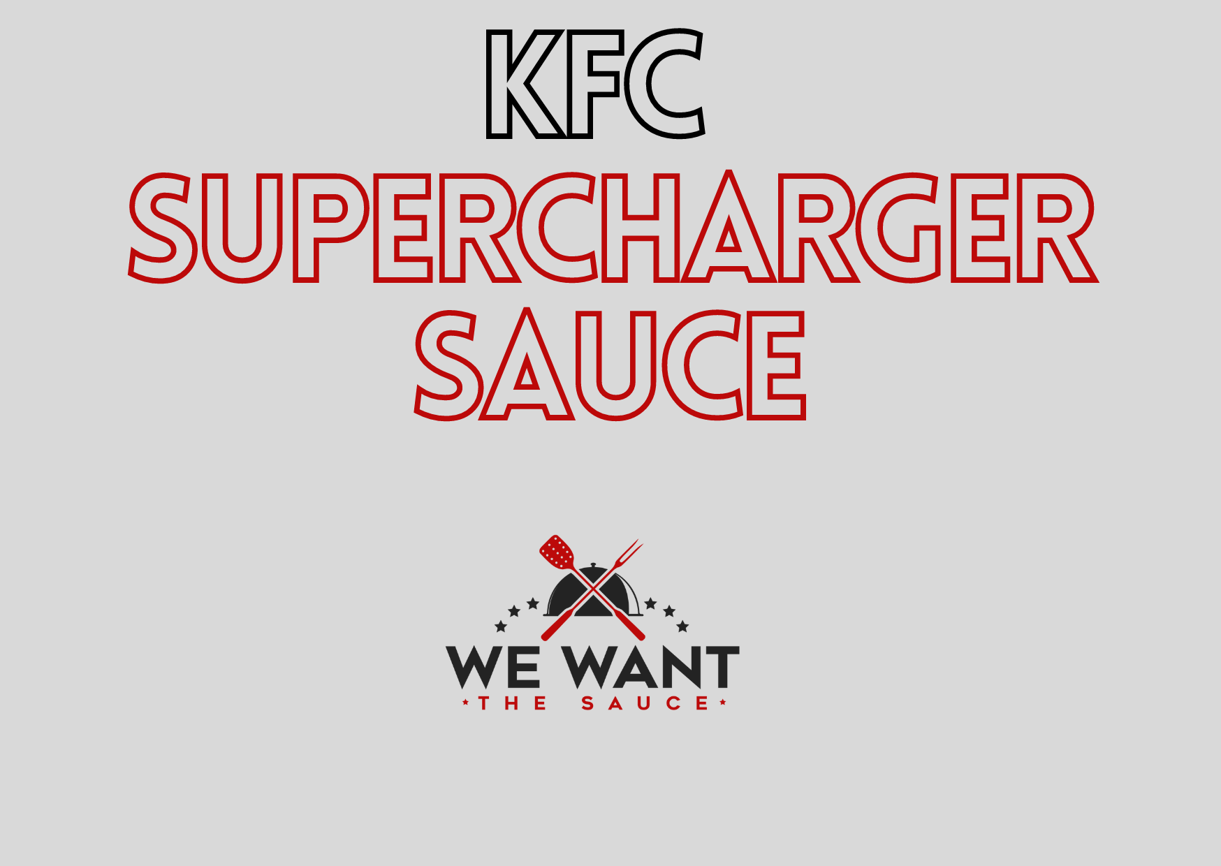 KFC Supercharger Sauce Recipe ⋆ We Want The Sauce